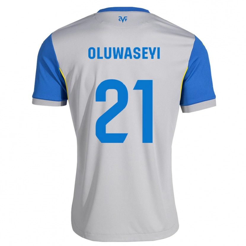Danxen Uomo Maglia Tani Oluwaseyi #21 Blu Schiarente Grigio Kit Gara Away 2026/27 Maglietta