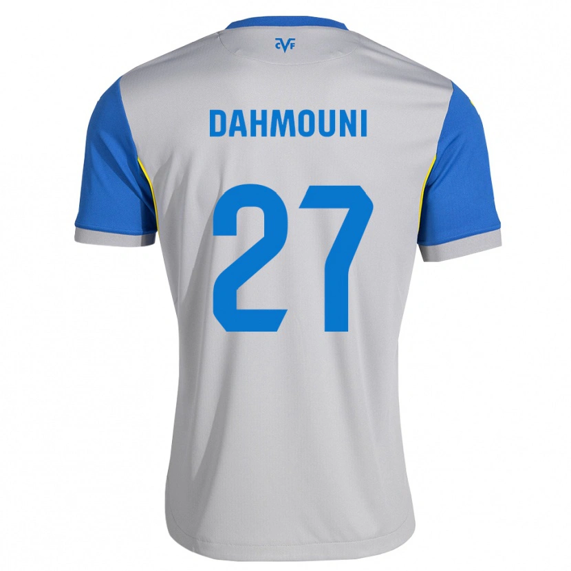 Danxen Uomo Maglia Moha Dahmouni #27 Blu Schiarente Grigio Kit Gara Away 2026/27 Maglietta