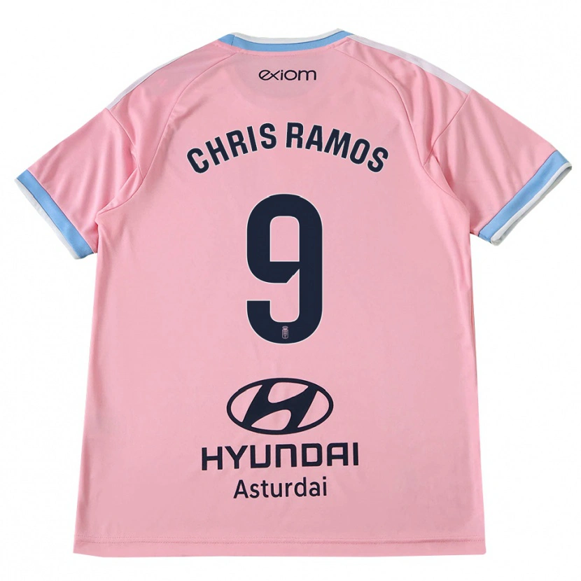Danxen Uomo Maglia Chris Ramos #9 Blu Fiordaliso Rosa Kit Gara Away 2026/27 Maglietta