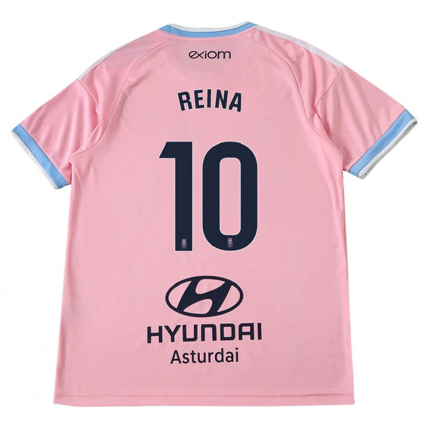 Danxen Uomo Maglia Alberto Reina #10 Blu Fiordaliso Rosa Kit Gara Away 2026/27 Maglietta