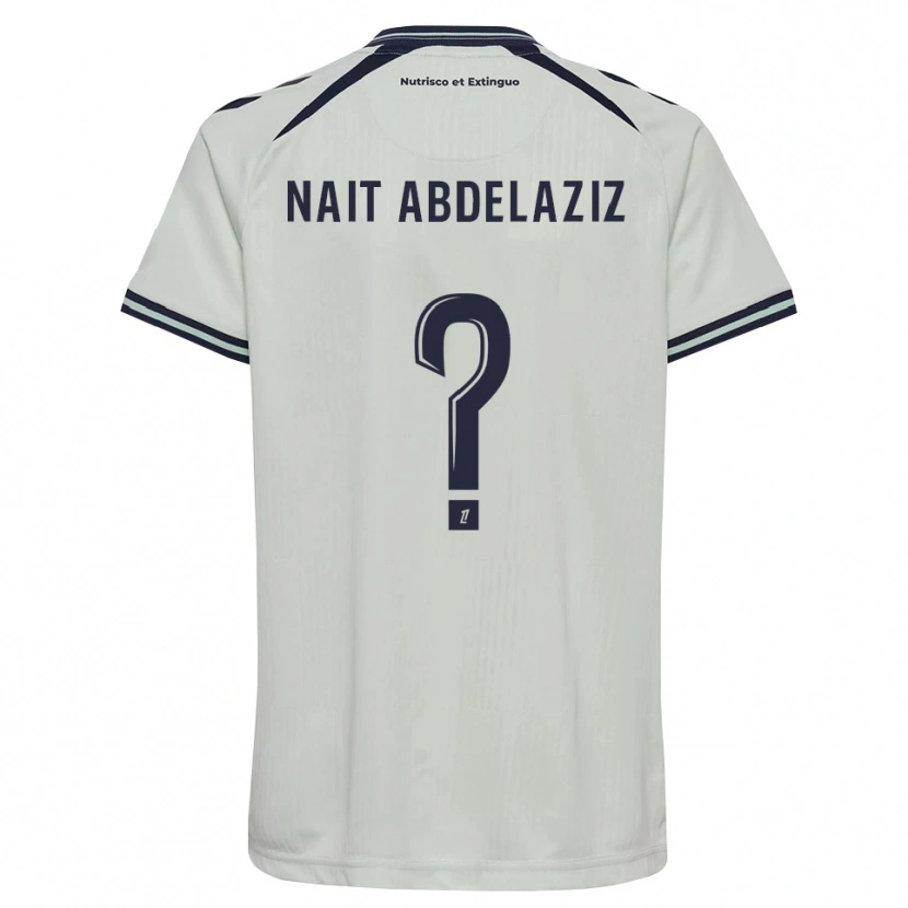 Danxen Uomo Maglia Elias Naït Abdelaziz #0 Blu Notte Bianco Kit Gara Away 2026/27 Maglietta