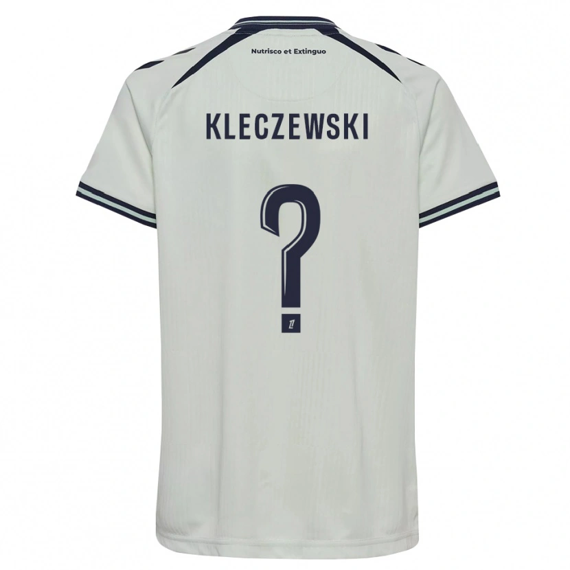 Danxen Uomo Maglia Louise Kleczewski #0 Blu Notte Bianco Kit Gara Away 2026/27 Maglietta