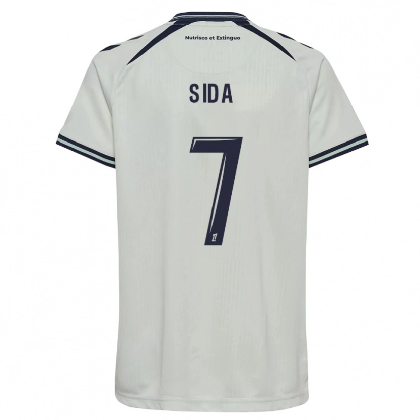 Danxen Uomo Maglia Benoît Sida #7 Blu Notte Bianco Kit Gara Away 2026/27 Maglietta