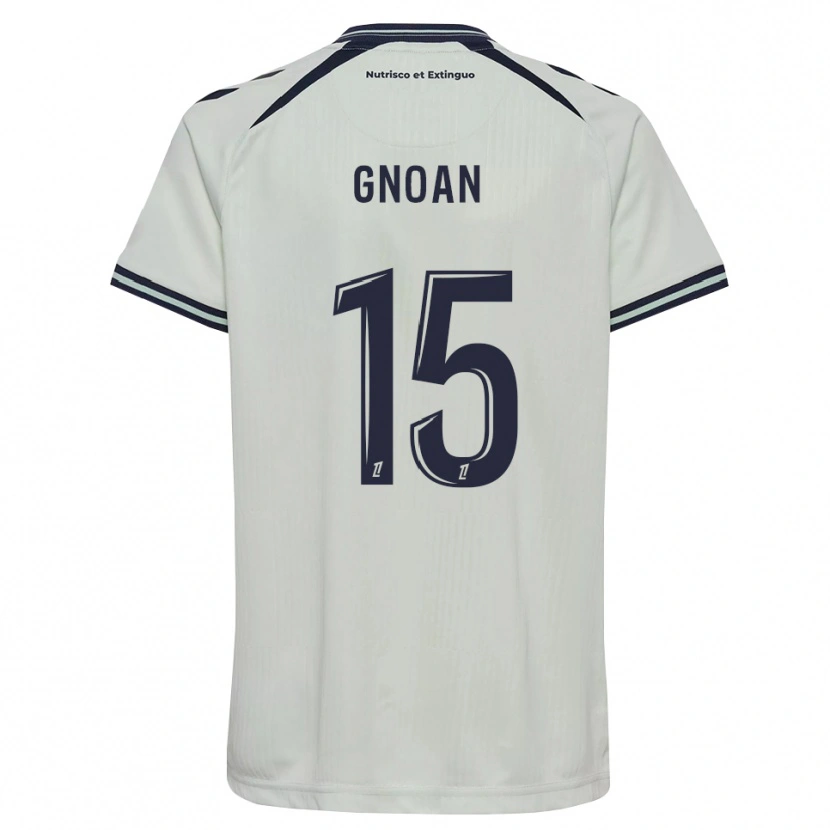 Danxen Uomo Maglia Ebroni Gnoan #15 Blu Notte Bianco Kit Gara Away 2026/27 Maglietta