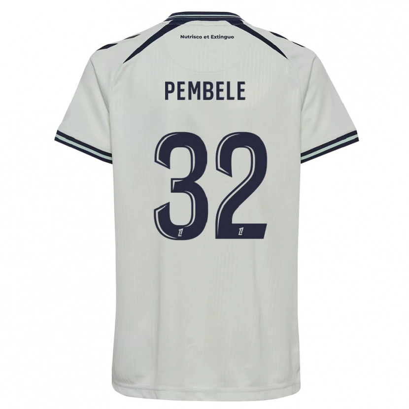 Danxen Uomo Maglia Timothée Pembélé #32 Blu Notte Bianco Kit Gara Away 2026/27 Maglietta