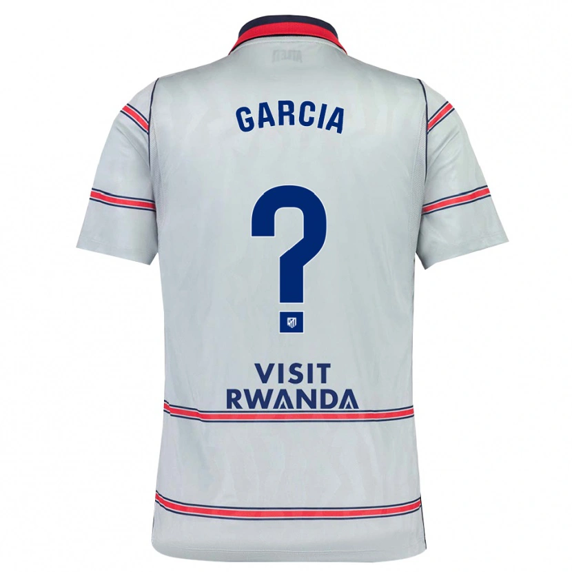 Danxen Uomo Maglia Luciano Garcia #0 Grigio Rosso Blu Navy Kit Gara Third 2026/27 Maglietta