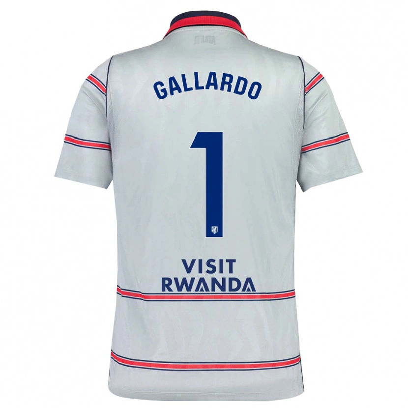 Danxen Uomo Maglia Lola Gallardo #1 Grigio Rosso Blu Navy Kit Gara Third 2026/27 Maglietta
