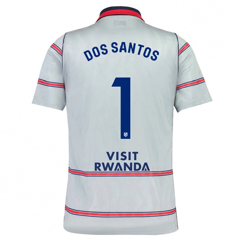 Danxen Uomo Maglia Alex Dos Santos #1 Grigio Rosso Blu Navy Kit Gara Third 2026/27 Maglietta