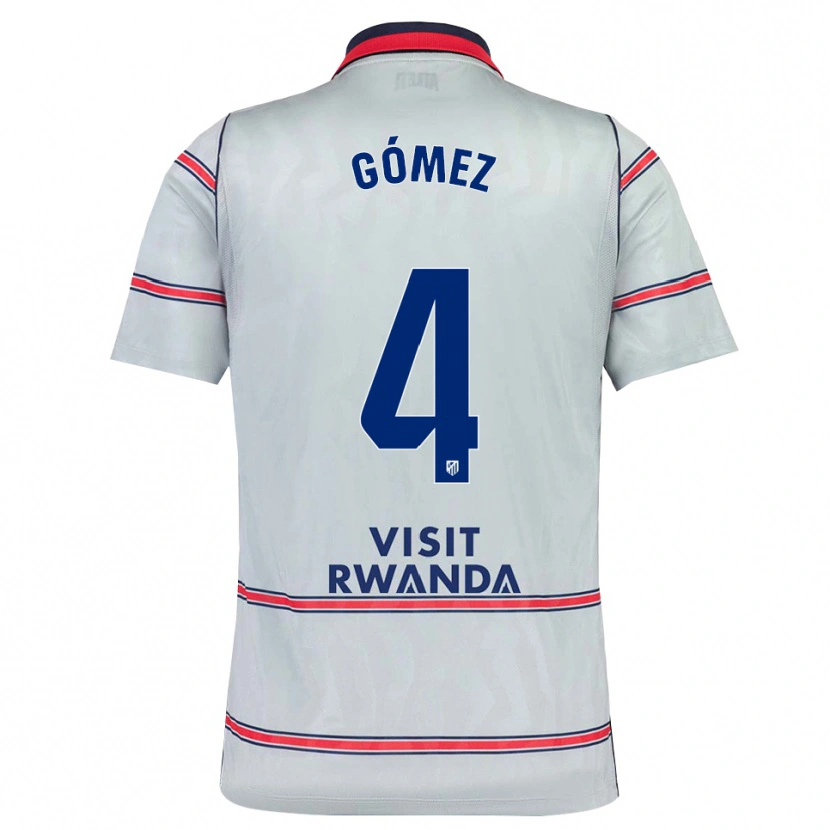Danxen Uomo Maglia Mariano Gómez #4 Grigio Rosso Blu Navy Kit Gara Third 2026/27 Maglietta