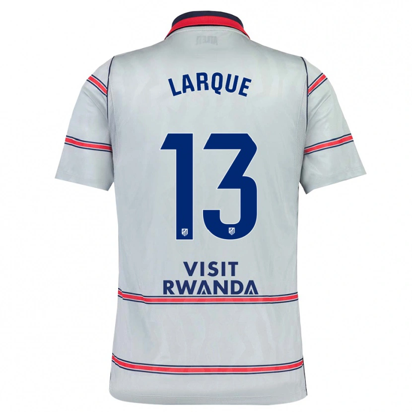 Danxen Uomo Maglia Patricia Larqué #13 Grigio Rosso Blu Navy Kit Gara Third 2026/27 Maglietta