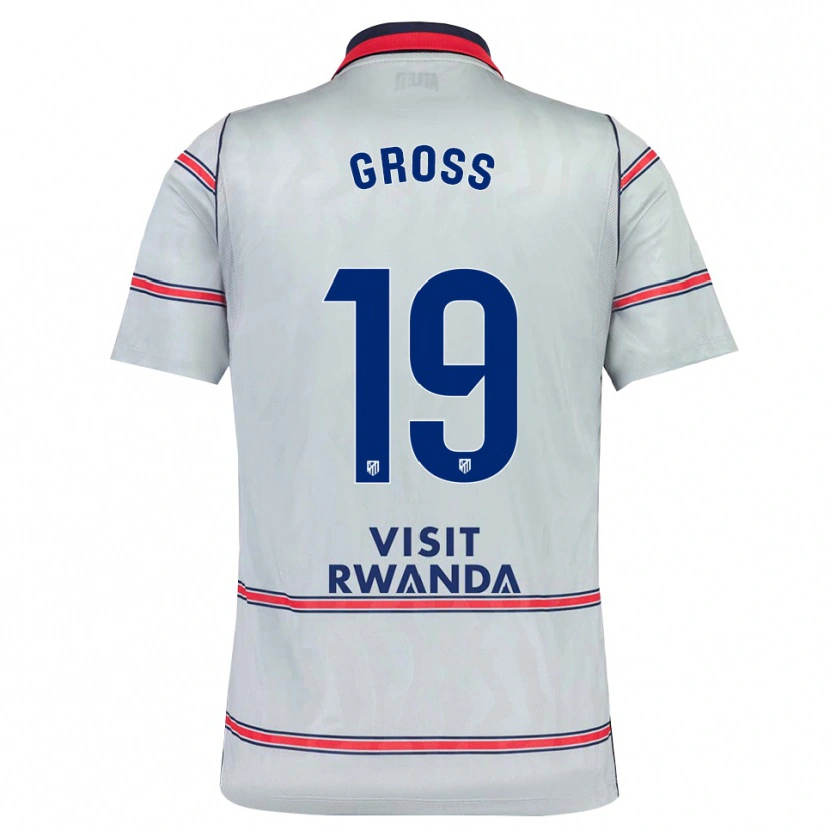Danxen Uomo Maglia Gonzalo Gross #19 Grigio Rosso Blu Navy Kit Gara Third 2026/27 Maglietta