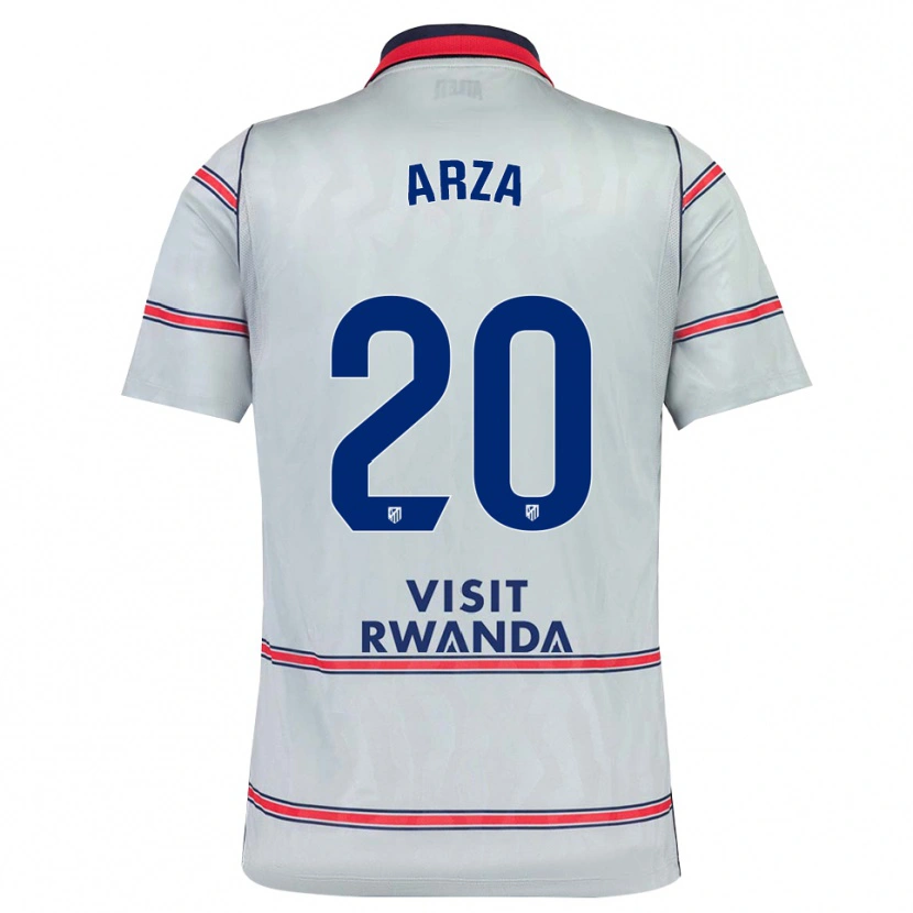 Danxen Uomo Maglia David Arza #20 Grigio Rosso Blu Navy Kit Gara Third 2026/27 Maglietta