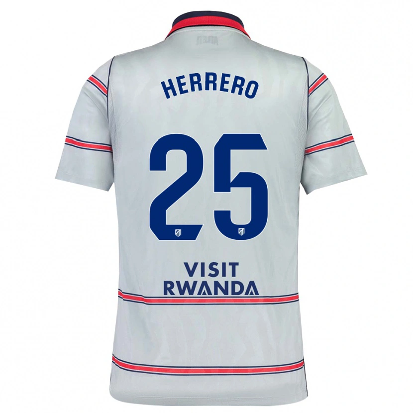 Danxen Uomo Maglia Alex Herrero #25 Grigio Rosso Blu Navy Kit Gara Third 2026/27 Maglietta