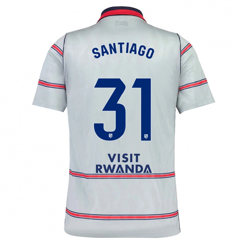 Danxen Uomo Maglia Abraham Santiago #31 Grigio Rosso Blu Navy Kit Gara Third 2026/27 Maglietta