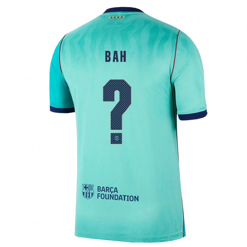 Danxen Uomo Maglia Saidou Bah #0 Acquamarina Turchese Scuro Blu Reale Kit Gara Third 2026/27 Maglietta