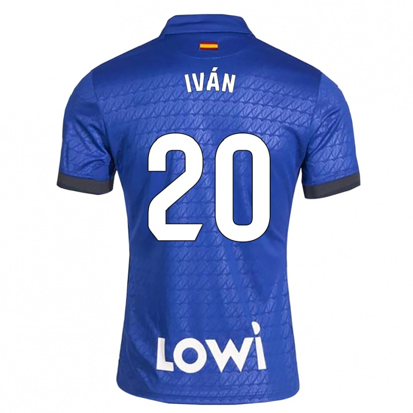 Danxen Uomo Maglia Iván Azón #20 Blu Bianco Nero Kit Gara Home 2026/27 Maglietta