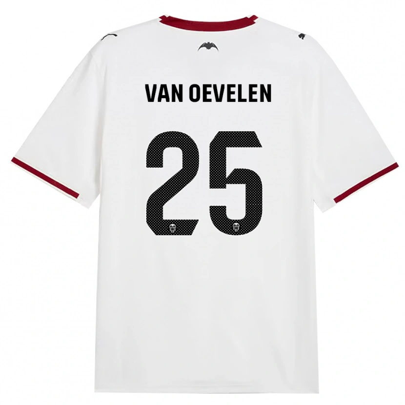 Danxen Donna Maglia Kayne Van Oevelen #25 Nero Bianco Rosso Giallo Kit Gara Home 2026/27 Maglietta