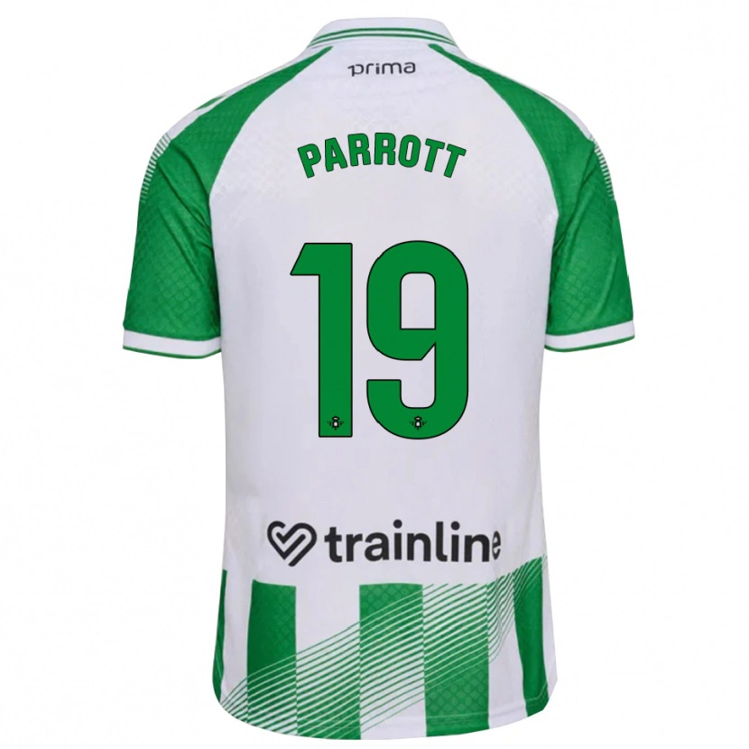 Danxen Donna Maglia Troy Parrott #19 Verde Chiaro Nero Bianco Kit Gara Home 2026/27 Maglietta