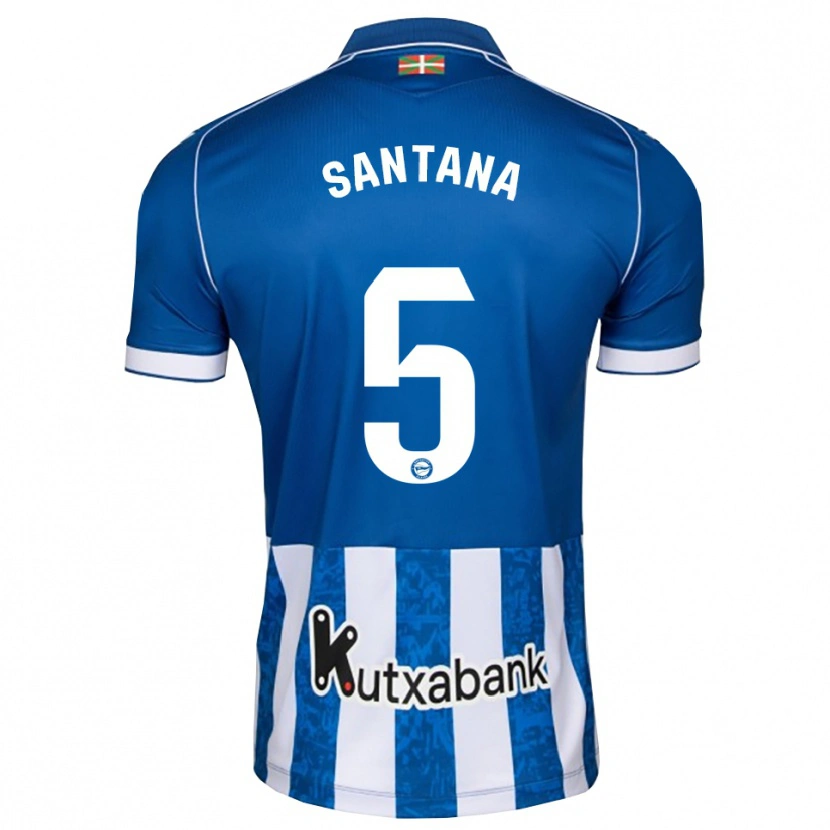 Danxen Donna Maglia Vanesa Santana #5 Blu Bianco Nero Kit Gara Home 2026/27 Maglietta