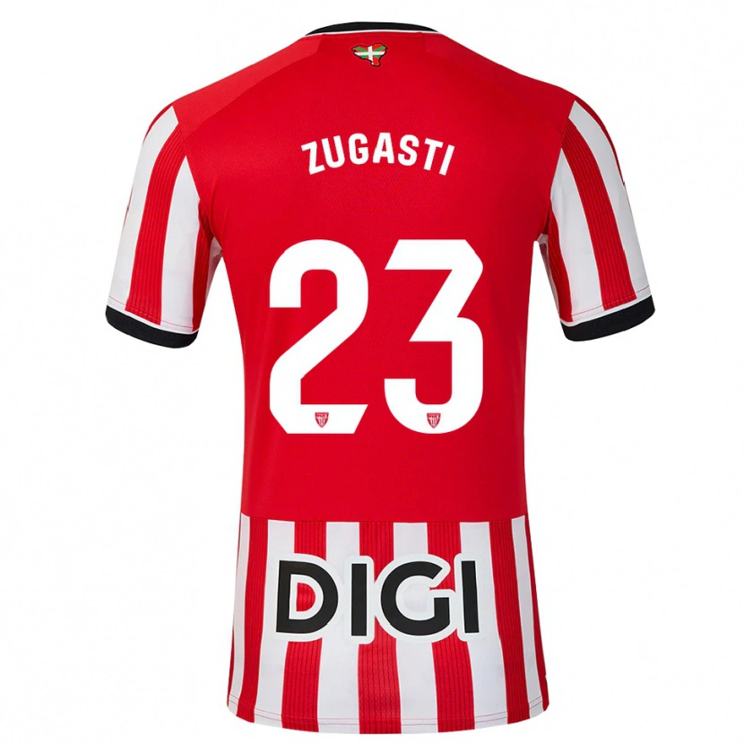 Danxen Donna Maglia Patricia Zugasti Oses #23 Rosso Nero Bianco Kit Gara Home 2026/27 Maglietta
