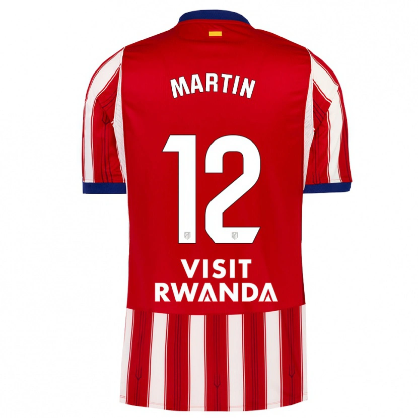 Danxen Donna Maglia Carlos Martín #12 Blu Reale Rosso Bianco Kit Gara Home 2026/27 Maglietta