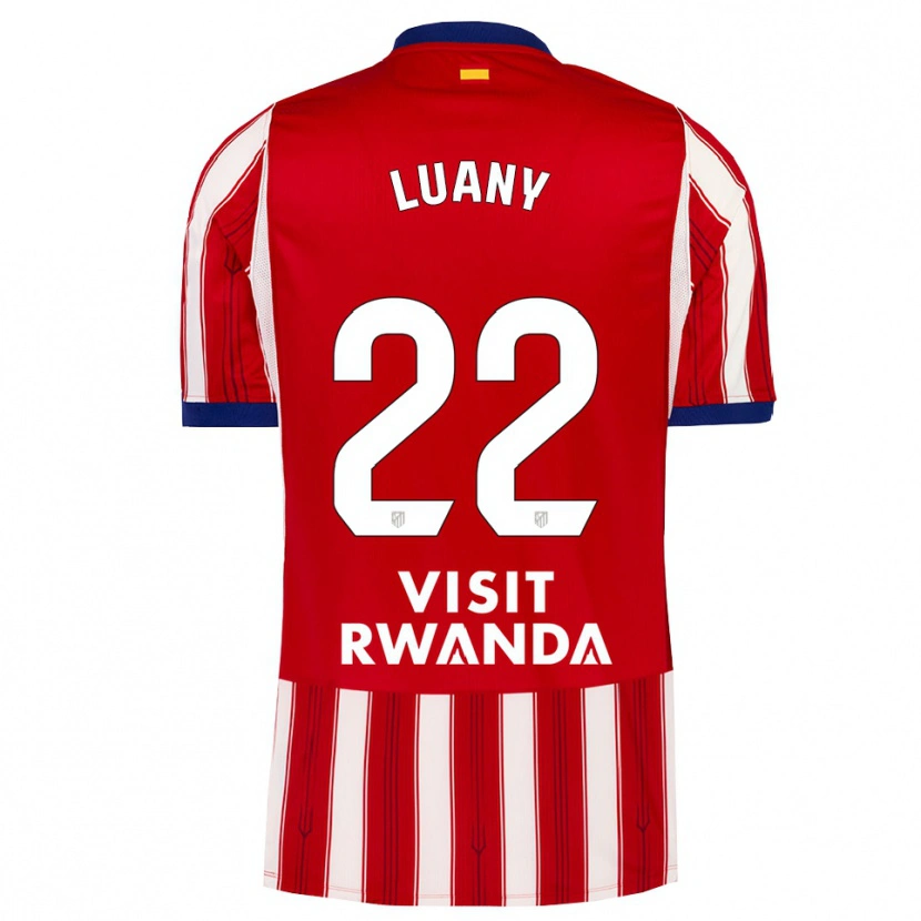 Danxen Donna Maglia Luany Vitória Da Silva Rosa #22 Blu Reale Rosso Bianco Kit Gara Home 2026/27 Maglietta