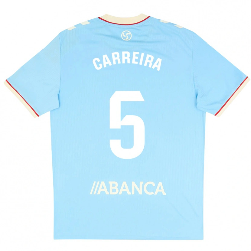Danxen Donna Maglia Sergio Carreira #5 Azzurro Bianco Rosso Kit Gara Home 2026/27 Maglietta