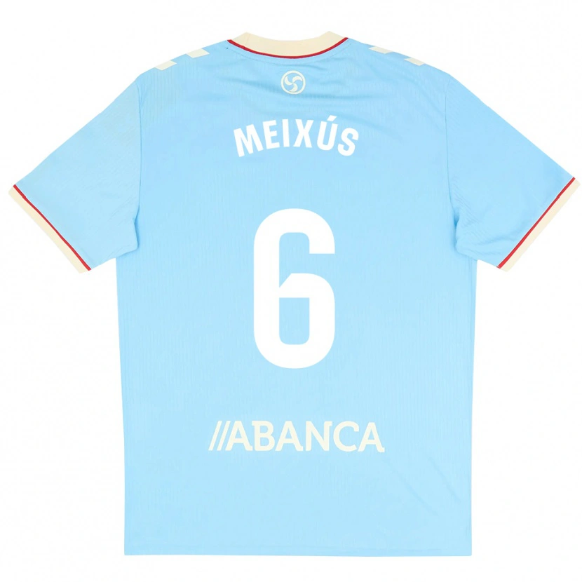 Danxen Donna Maglia Pablo Meixús #6 Azzurro Bianco Rosso Kit Gara Home 2026/27 Maglietta
