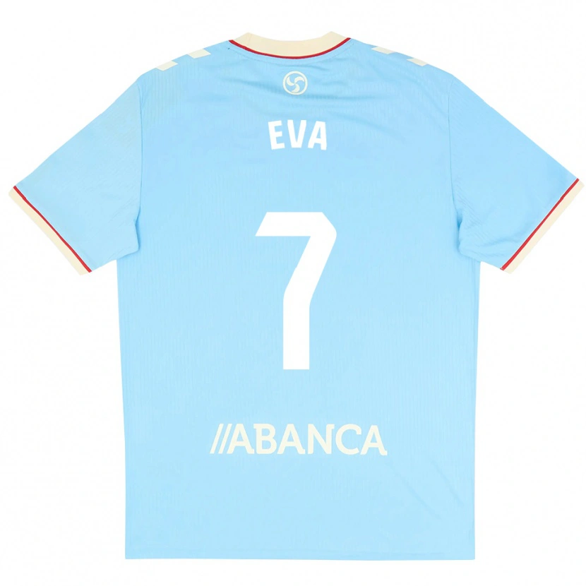 Danxen Donna Maglia Eva López #7 Azzurro Bianco Rosso Kit Gara Home 2026/27 Maglietta
