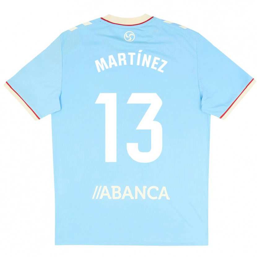 Danxen Donna Maglia Naiara Martínez #13 Azzurro Bianco Rosso Kit Gara Home 2026/27 Maglietta