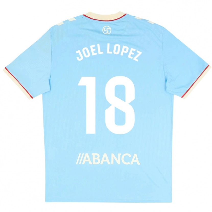 Danxen Donna Maglia Joel López #18 Azzurro Bianco Rosso Kit Gara Home 2026/27 Maglietta