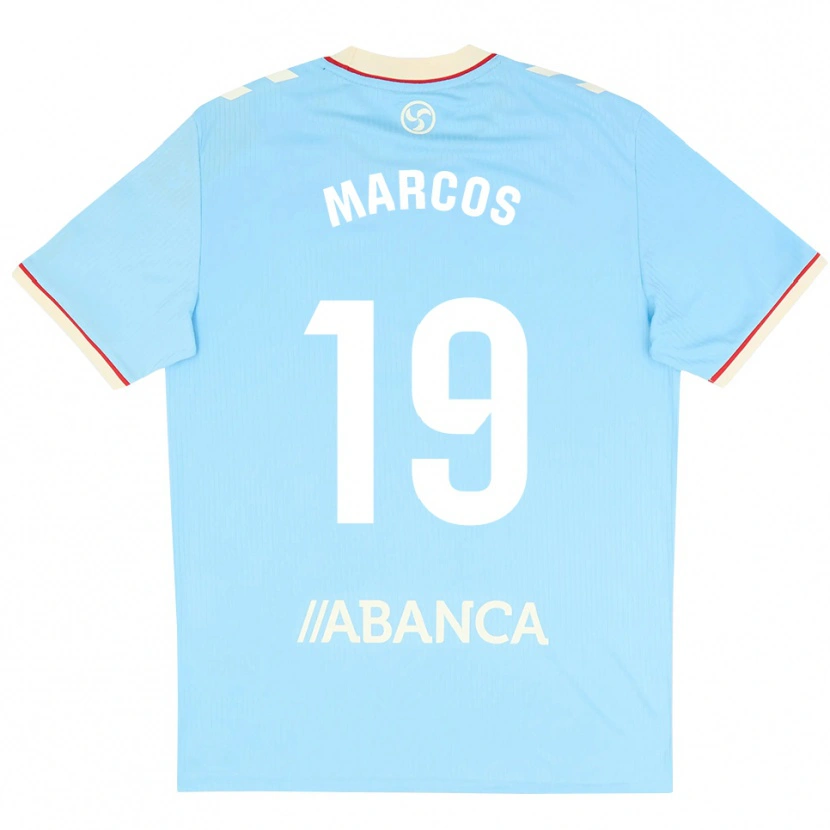 Danxen Donna Maglia Óscar Marcos #19 Azzurro Bianco Rosso Kit Gara Home 2026/27 Maglietta