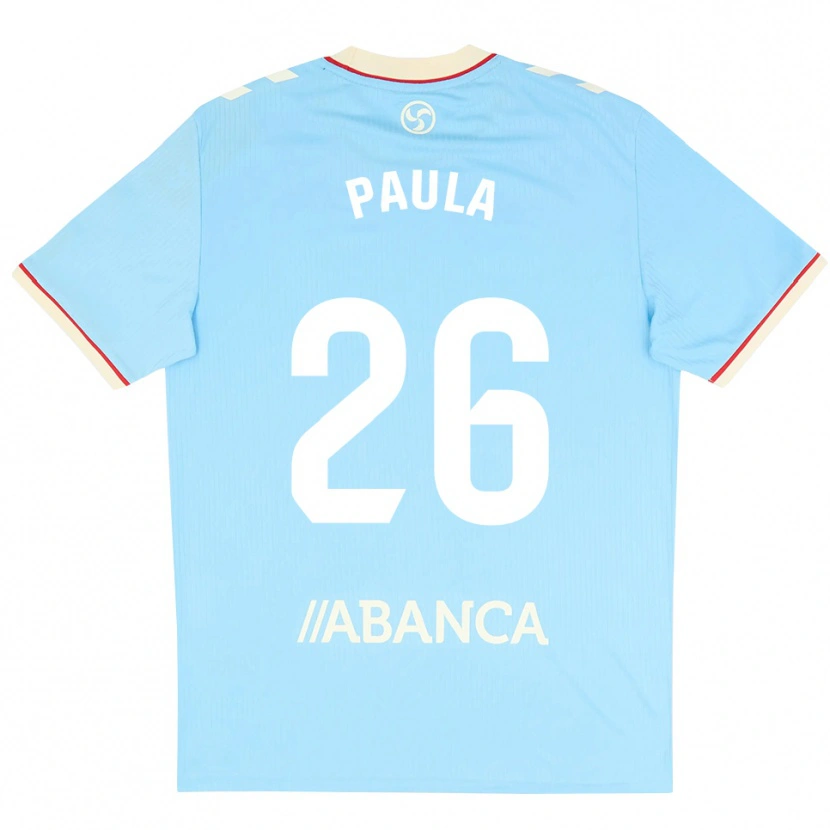 Danxen Donna Maglia Paula Rodríguez #26 Azzurro Bianco Rosso Kit Gara Home 2026/27 Maglietta