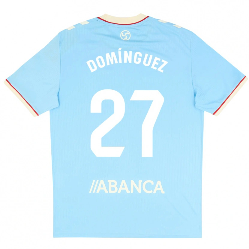 Danxen Donna Maglia Emma Domínguez #27 Azzurro Bianco Rosso Kit Gara Home 2026/27 Maglietta