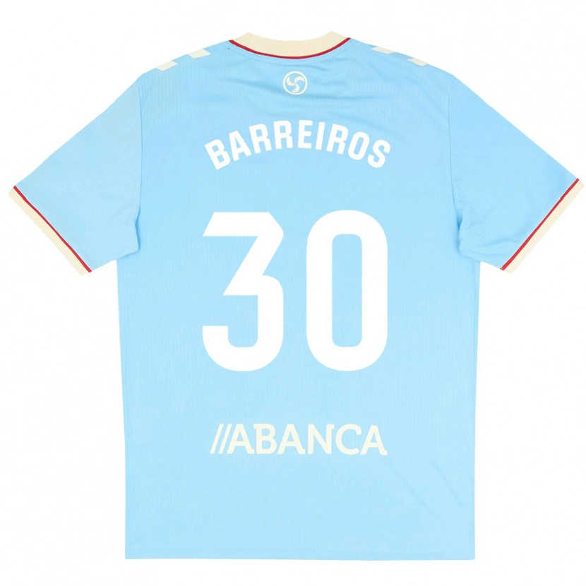 Danxen Donna Maglia Iago Barreiros #30 Azzurro Bianco Rosso Kit Gara Home 2026/27 Maglietta
