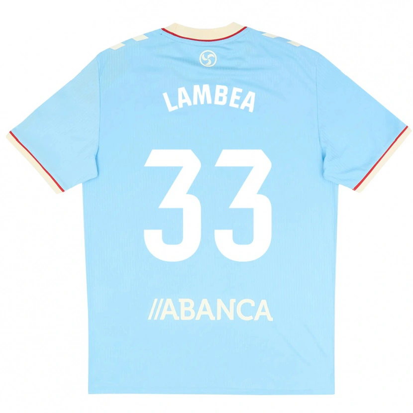 Danxen Donna Maglia Jorge Lambea #33 Azzurro Bianco Rosso Kit Gara Home 2026/27 Maglietta