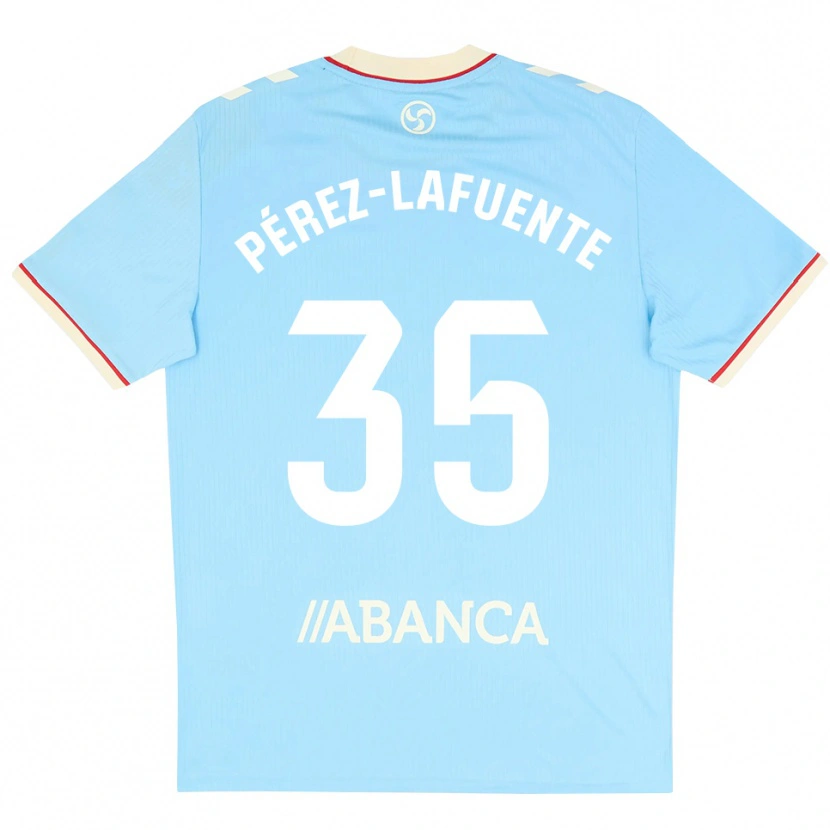 Danxen Donna Maglia Jorge Pérez-Lafuente #35 Azzurro Bianco Rosso Kit Gara Home 2026/27 Maglietta