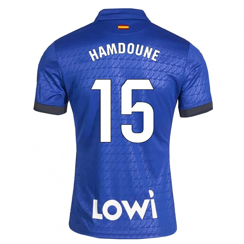 Danxen Donna Maglia Mohamed Hamdoune #15 Blu Bianco Nero Kit Gara Home 2026/27 Maglietta