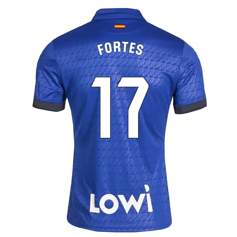 Danxen Donna Maglia Joel Fortes #17 Blu Bianco Nero Kit Gara Home 2026/27 Maglietta