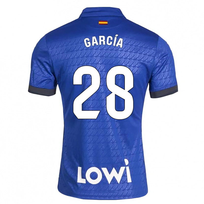 Danxen Donna Maglia Hugo García #28 Blu Bianco Nero Kit Gara Home 2026/27 Maglietta