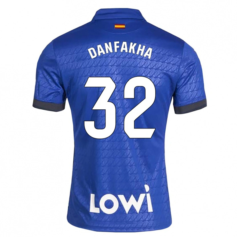 Danxen Donna Maglia Ibrahima Danfakha #32 Blu Bianco Nero Kit Gara Home 2026/27 Maglietta