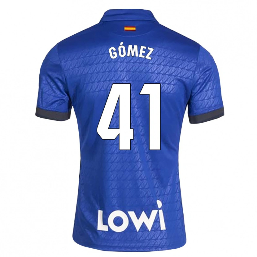 Danxen Donna Maglia Álvaro Gómez #41 Blu Bianco Nero Kit Gara Home 2026/27 Maglietta