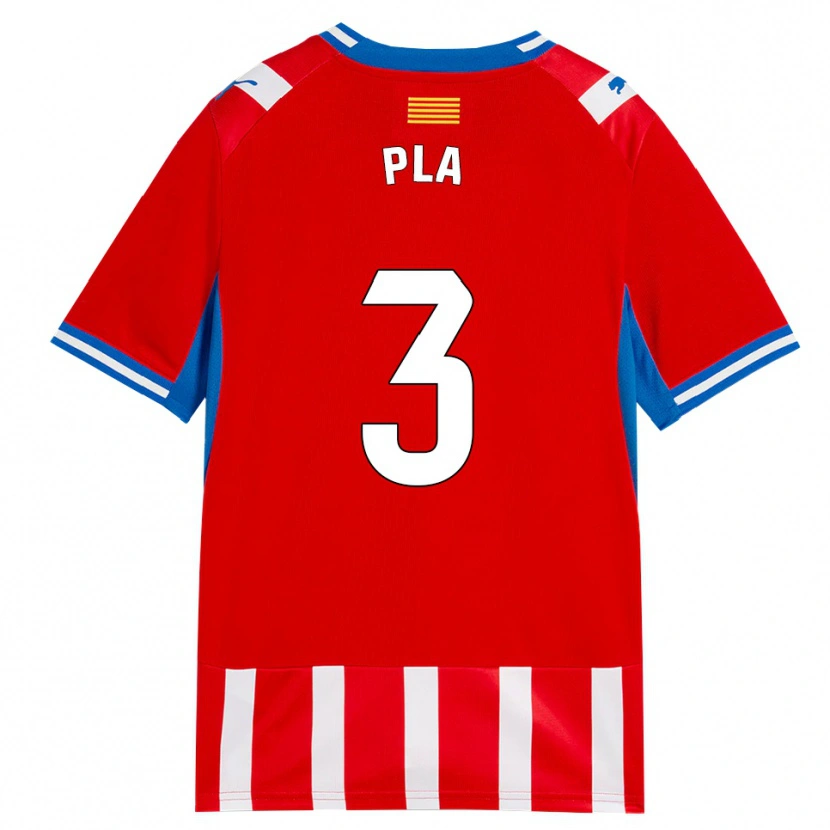 Danxen Donna Maglia Marta Pla #3 Rosso Bianco Azzurro Kit Gara Home 2026/27 Maglietta