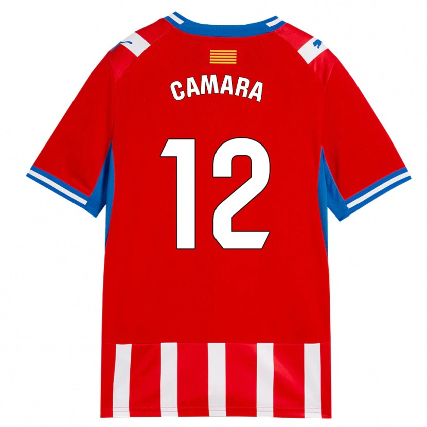 Danxen Donna Maglia Dawda Camara #12 Rosso Bianco Azzurro Kit Gara Home 2026/27 Maglietta