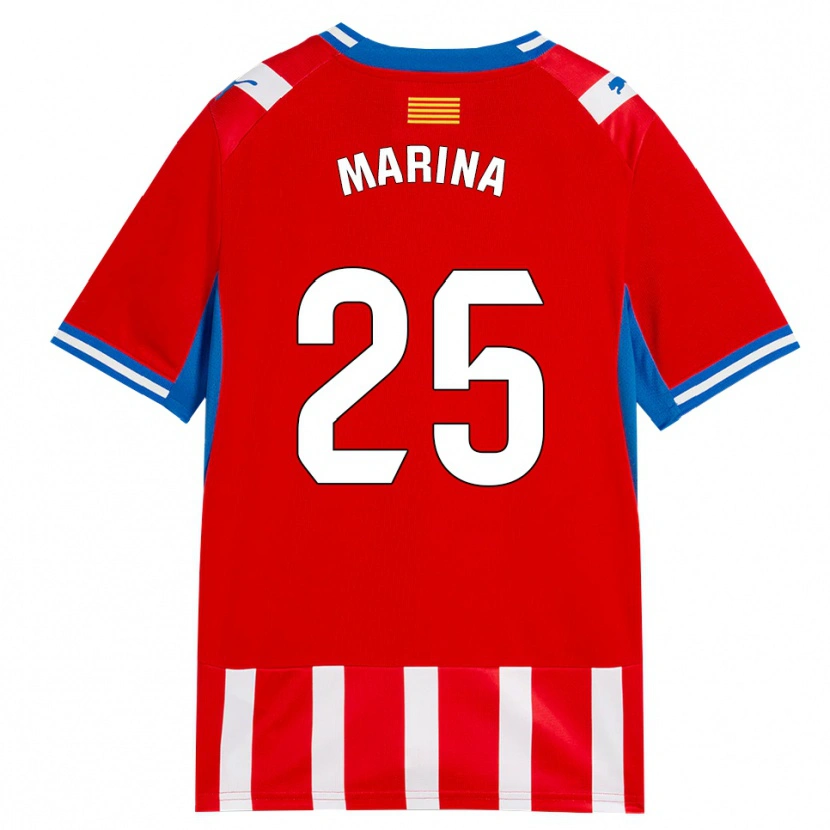 Danxen Donna Maglia Sergi Marina #25 Rosso Bianco Azzurro Kit Gara Home 2026/27 Maglietta