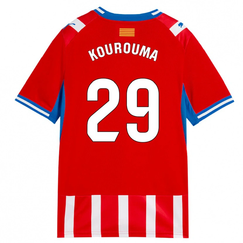 Danxen Donna Maglia Lass Kourouma #29 Rosso Bianco Azzurro Kit Gara Home 2026/27 Maglietta