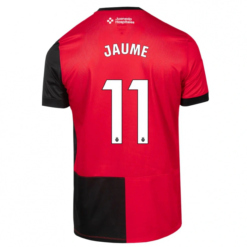 Danxen Donna Maglia Miquel Jaume #11 Nero Rosso Bianco Kit Gara Home 2026/27 Maglietta