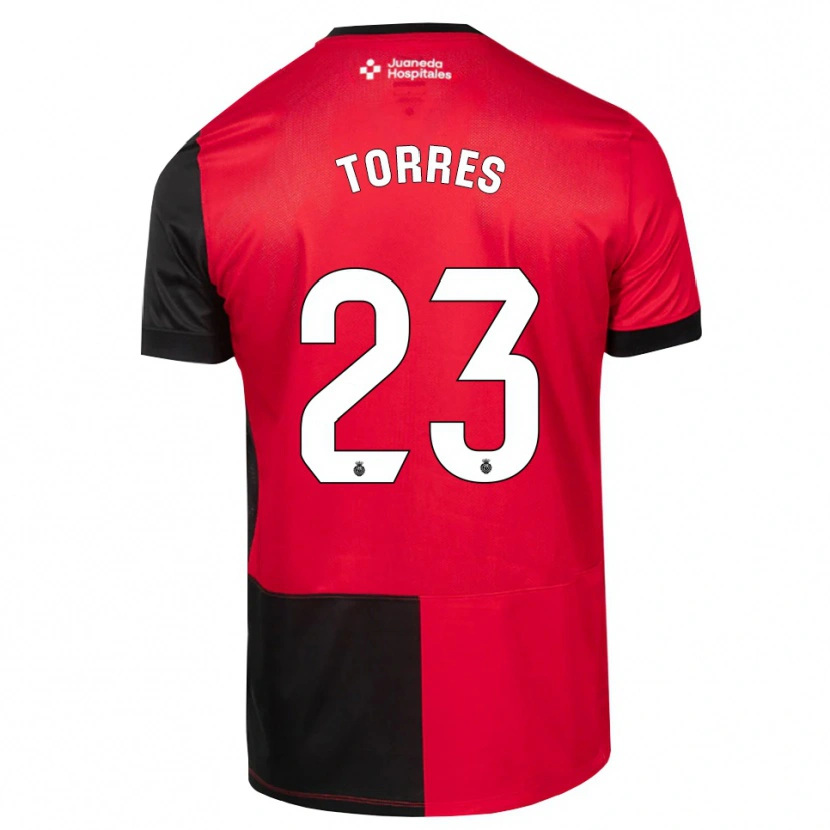 Danxen Donna Maglia Iker Torres #23 Nero Rosso Bianco Kit Gara Home 2026/27 Maglietta