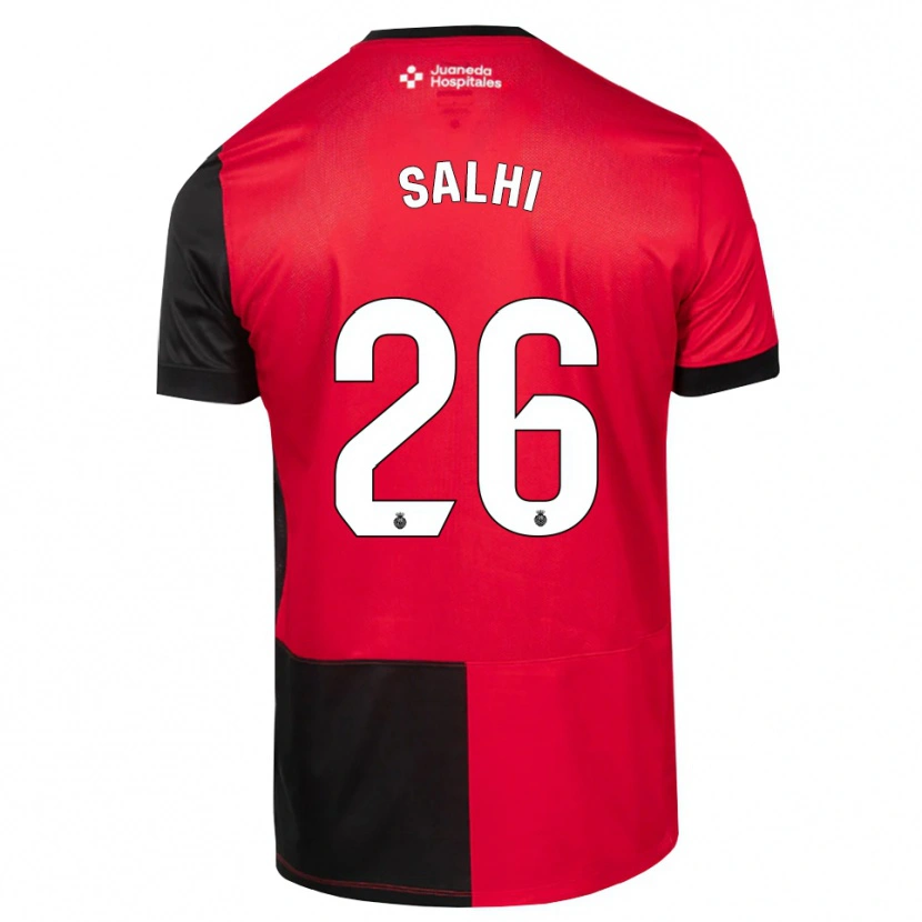 Danxen Donna Maglia Iliesse Salhi #26 Nero Rosso Bianco Kit Gara Home 2026/27 Maglietta
