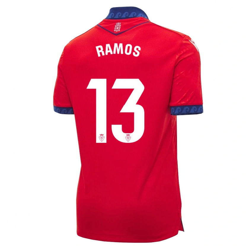 Danxen Donna Maglia Darío Ramos #13 Rosso Navy Bianco Kit Gara Home 2026/27 Maglietta